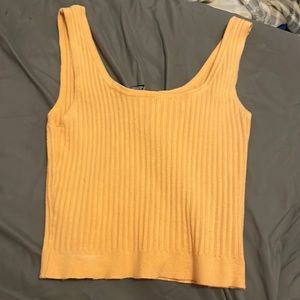 Cute Orange cropped Tank